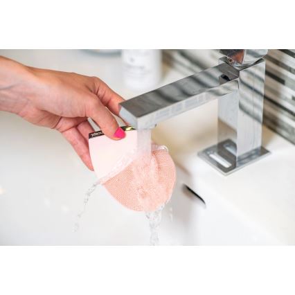 Concept SK9102 - Čistilna ščetka za obraz SONIVIBE 2W/5V 250 mAh IPX7 rožnata