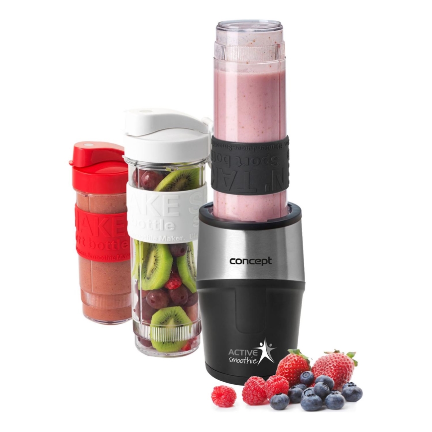 Concept SM3385 - Mešalnik za smoothije z dodatki ACTIVE SMOOTHIE 500W/230V črna