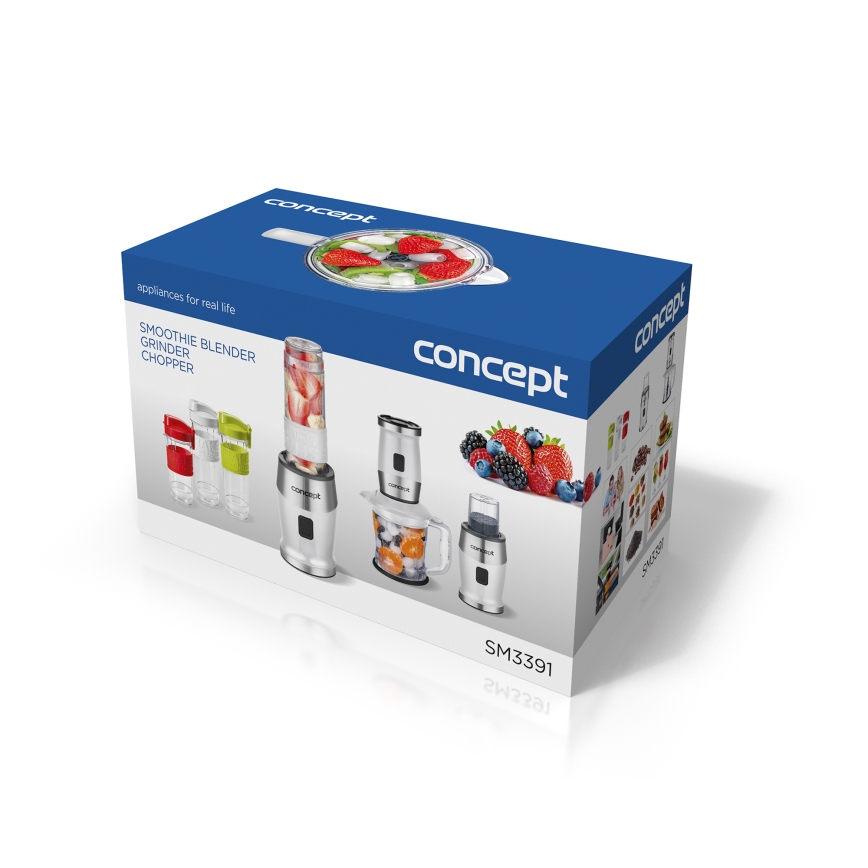 Concept SM3391 - Mešalnik za smoothije z dodatki 700W/230V bela