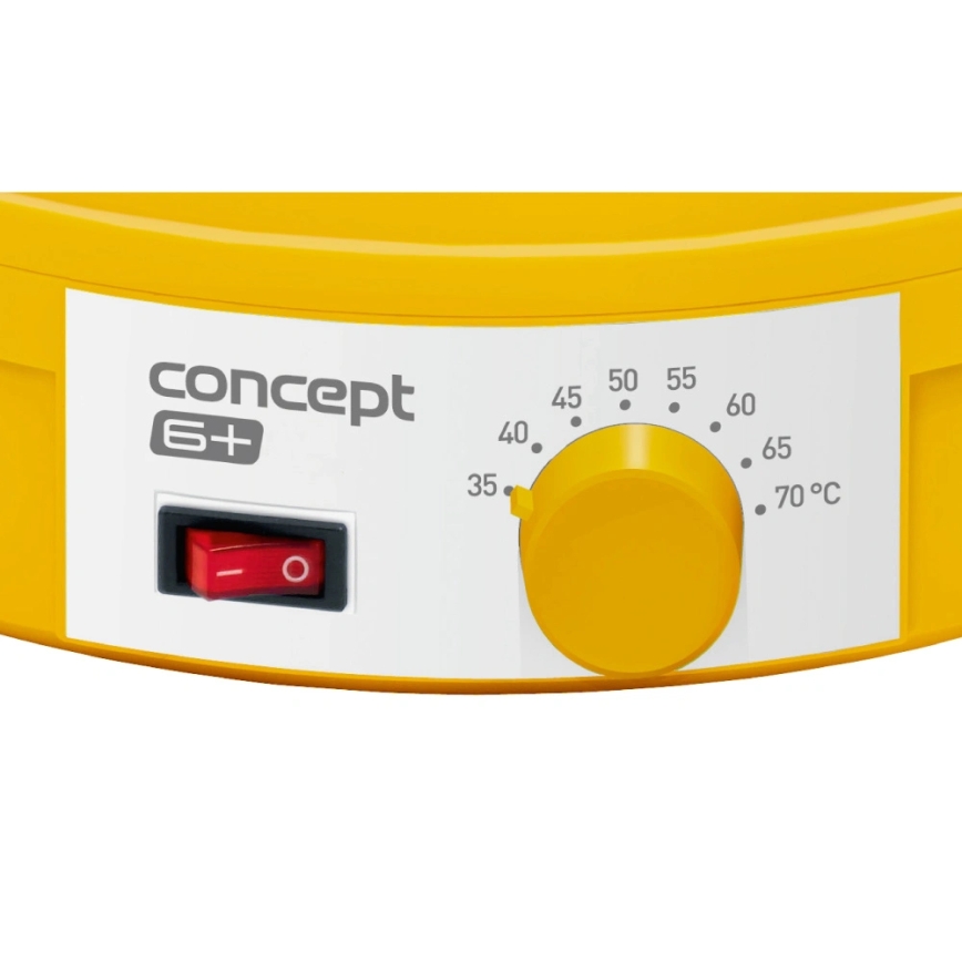 Concept SO1015 - Sušilnik hrane 245W/230V rumene barve