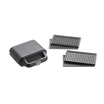 Concept SV3054 - Aparat za sendviče 3v1 700W/230V črna