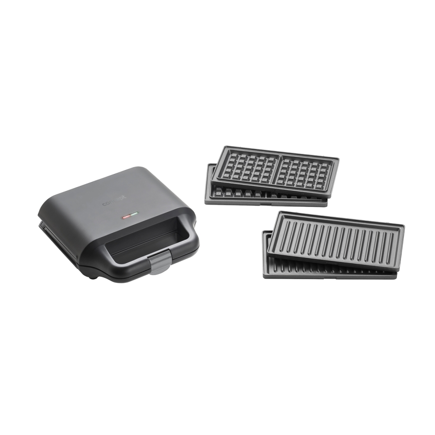 Concept SV3054 - Aparat za sendviče 3v1 700W/230V črna