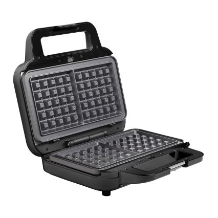 Concept SV3070 - XXL opekač 4v1 900W/230V črna/nerjaveče jeklo