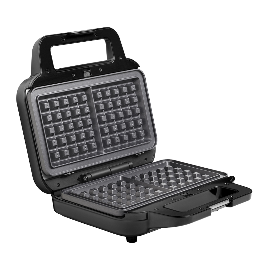 Concept SV3070 - XXL opekač 4v1 900W/230V črna/nerjaveče jeklo