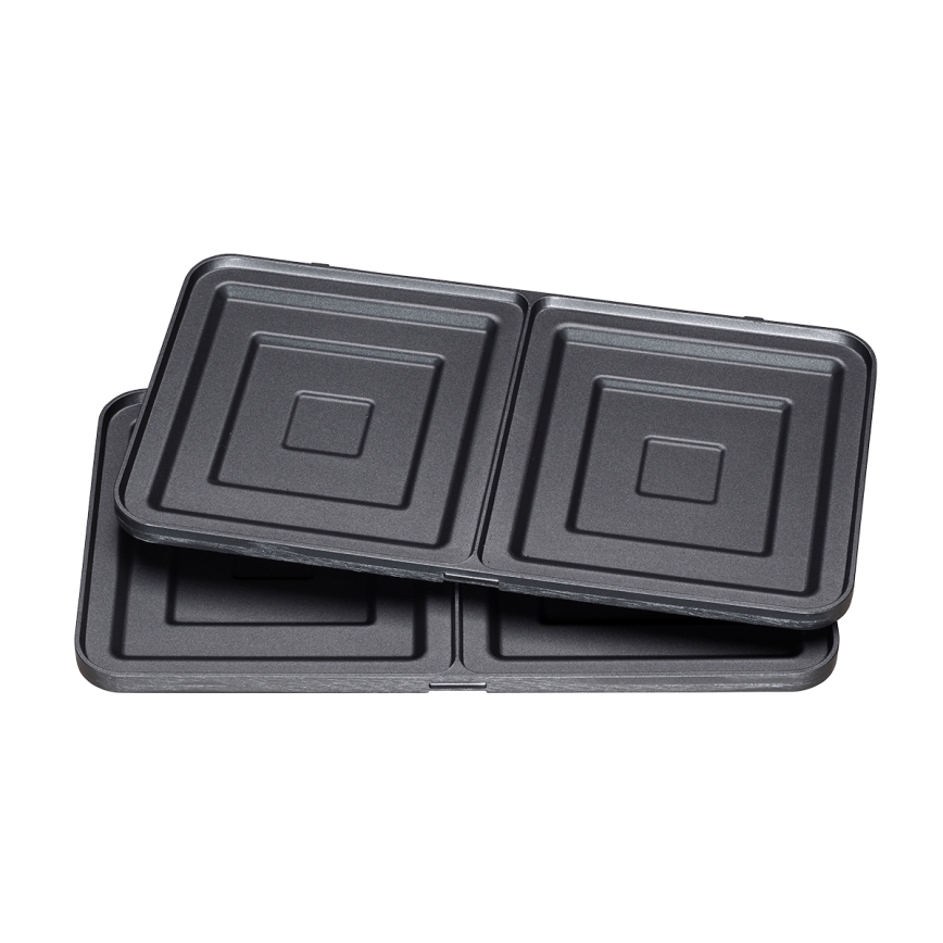 Concept SV3070 - XXL opekač 4v1 900W/230V črna/nerjaveče jeklo