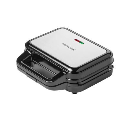 Concept SV3070 - XXL opekač 4v1 900W/230V črna/nerjaveče jeklo