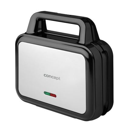 Concept SV3070 - XXL opekač 4v1 900W/230V črna/nerjaveče jeklo
