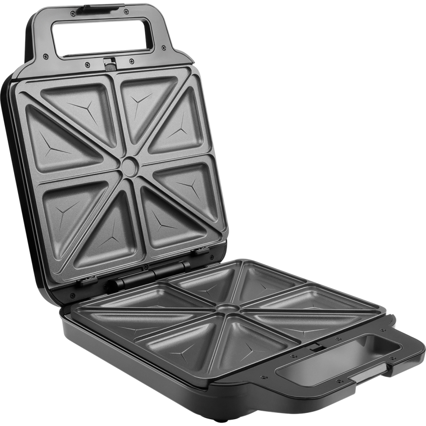 Concept SV3080 - Toster FAMILY 3v1 1200W/230V črna/nerjaveče jeklo