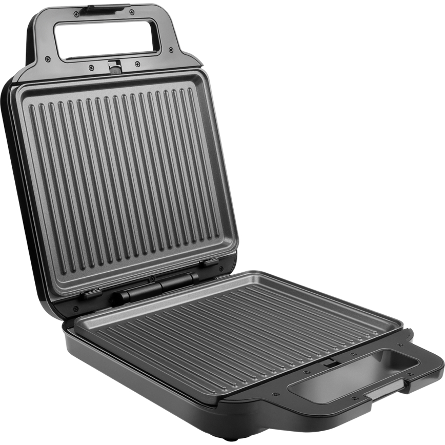 Concept SV3080 - Toster FAMILY 3v1 1200W/230V črna/nerjaveče jeklo