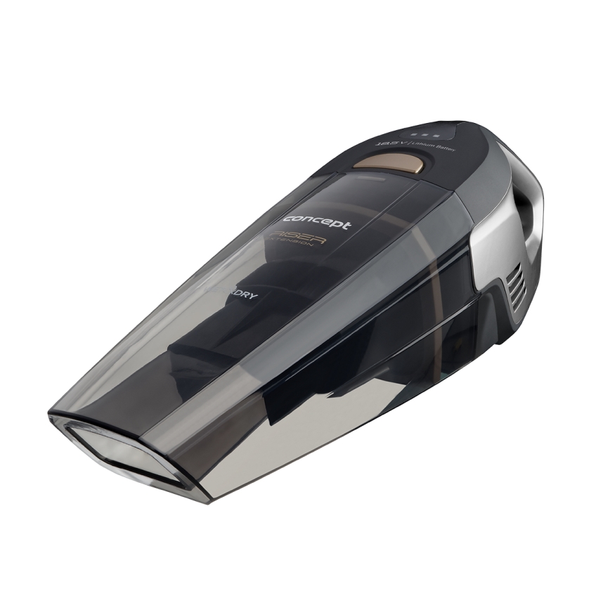 Concept VP4353-Ročni sesalnik WET & DRY RISER EXTENSION 110W/18,5V 2200 mAh črna