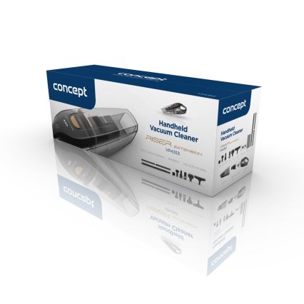 Concept VP4353-Ročni sesalnik WET & DRY RISER EXTENSION 110W/18,5V 2200 mAh črna