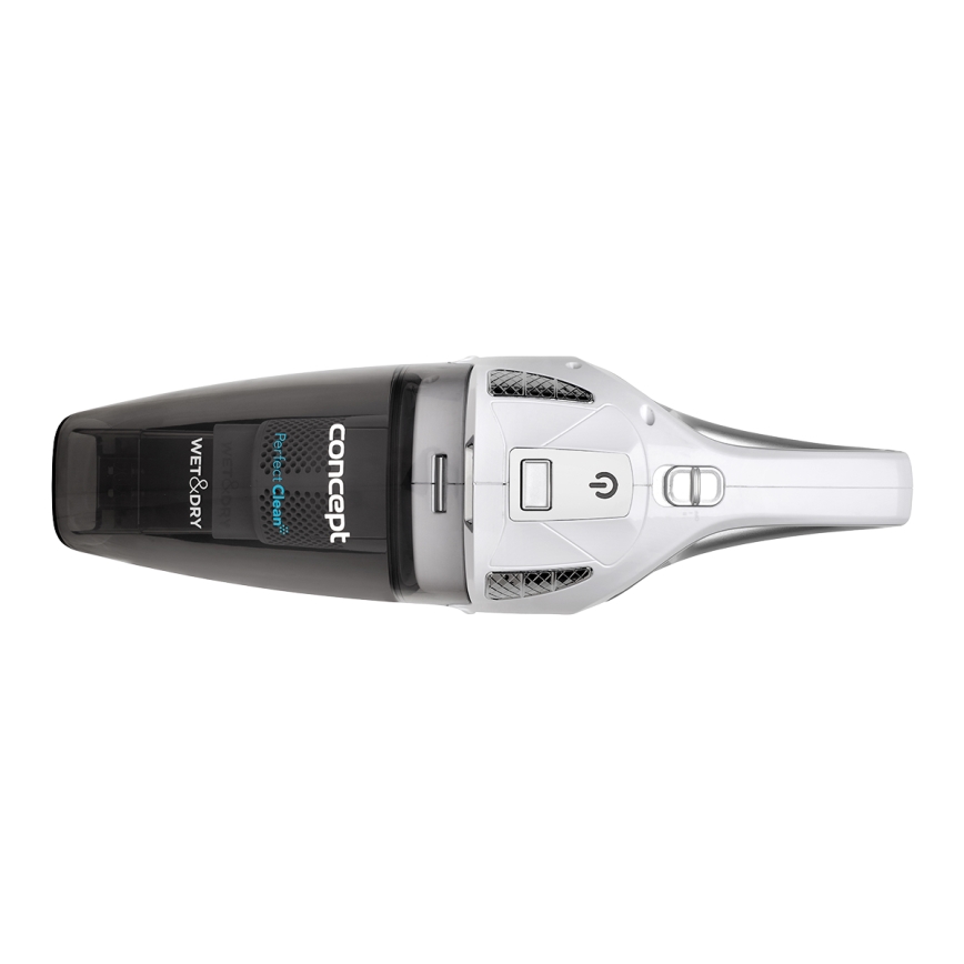 Concept VP4370 - Ročni sesalnik WET & DRY PERFECT CLEAN 90W/14,8V 2200 mAh bela