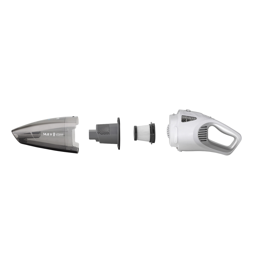 Concept VP4370 - Ročni sesalnik WET & DRY PERFECT CLEAN 90W/14,8V 2200 mAh bela