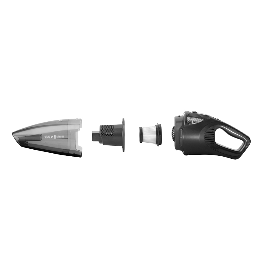 Concept VP4380 - Ročni sesalnik REAL FORCE 110W/18,5V 2200 mAh črna