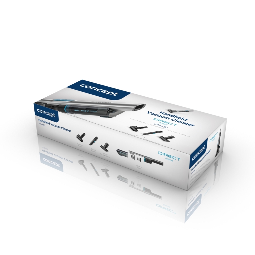 Concept VP4430 - Ročni sesalnik DIRECT ANIMAL 180W/14,8V 2200 mAh črna