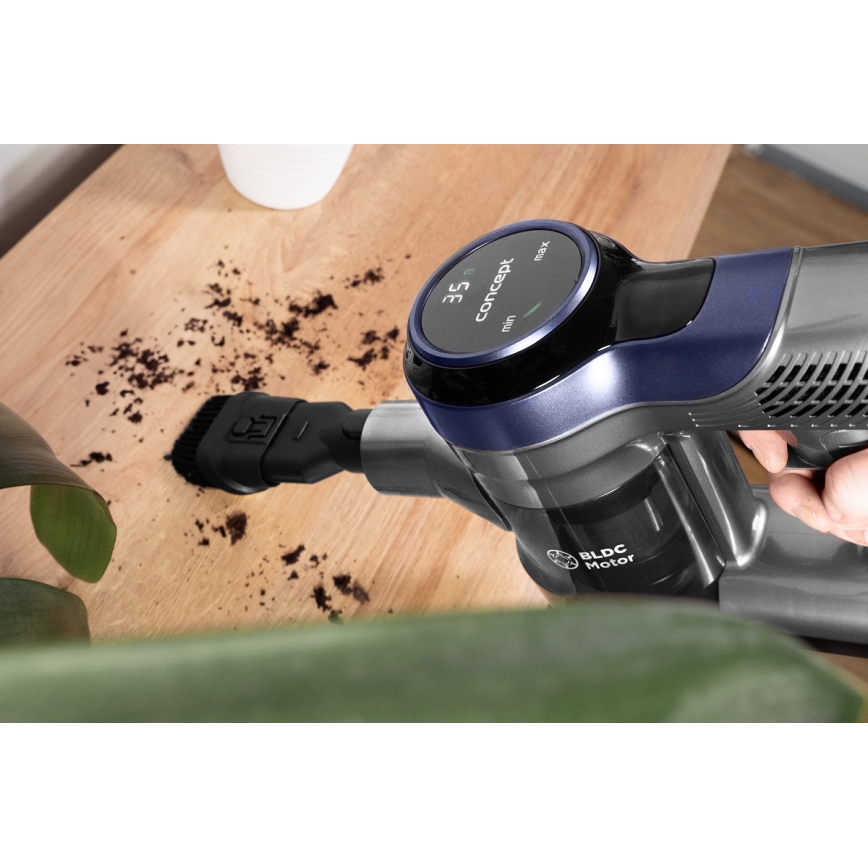 Concept VP6040 - Stick ročni sesalnik 2v1 ICONIC ANIMAL TELESCOPE 200W/22,2V 2200 mAh modra
