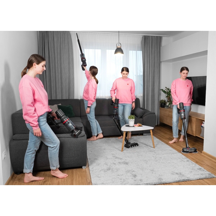 Concept VP6260 - Palični sesalnik 4v1 ULTIMATE PRO+ 500W/29,6V 2200 mAh črna