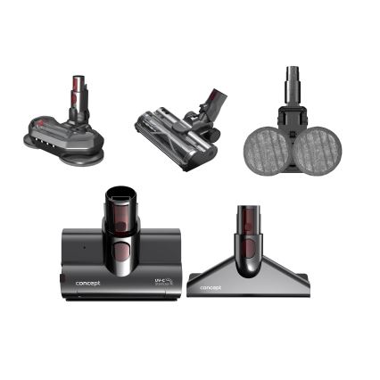 Concept VP6260 - Palični sesalnik 4v1 ULTIMATE PRO+ 500W/29,6V 2200 mAh črna