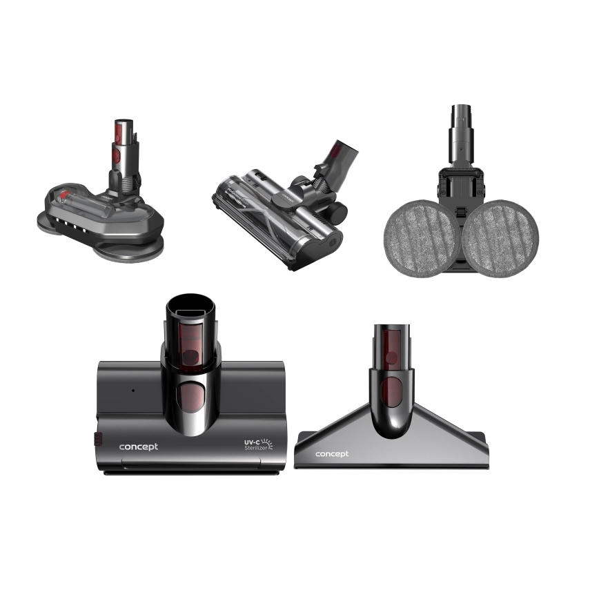 Concept VP6260 - Palični sesalnik 4v1 ULTIMATE PRO+ 500W/29,6V 2200 mAh črna