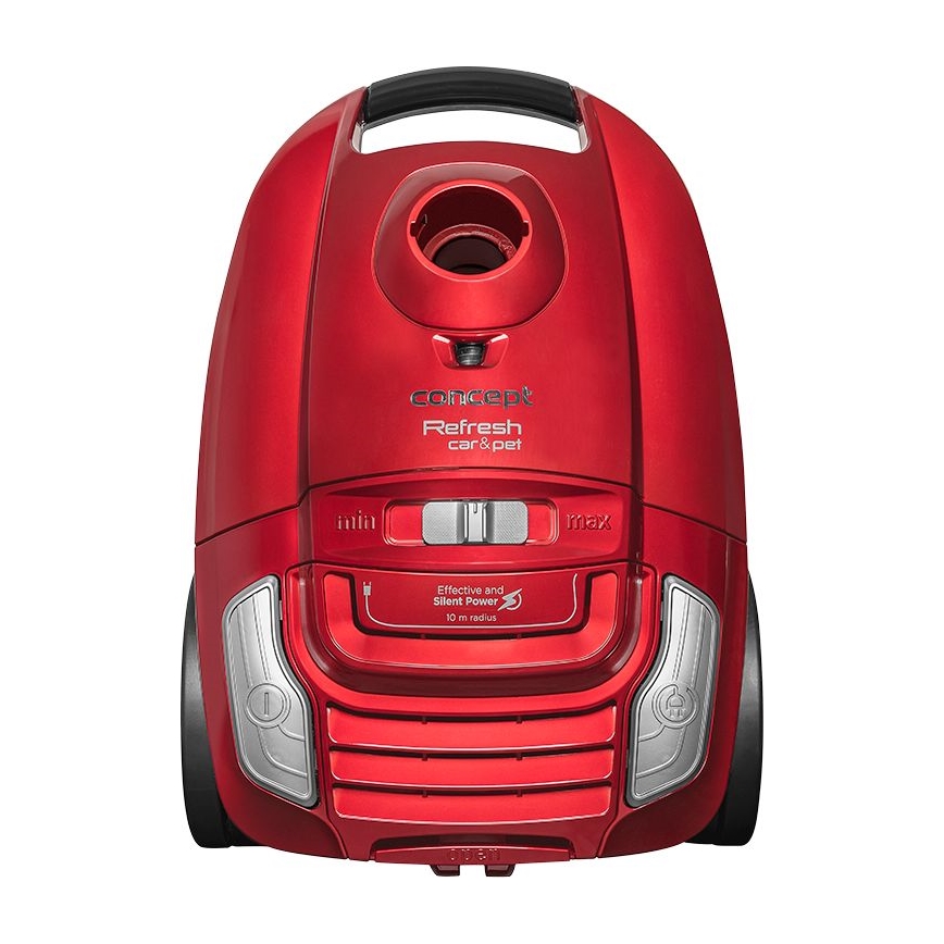 Concept VP8224 - Sesalnik z vrečko REFRESH CAR&PET 3,5 l 700W/230V rdeča