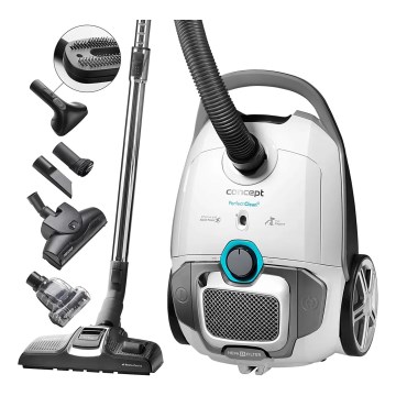 Concept VP8291 - Vrečasti sesalnik PERFECT CLEAN PET EXPERT 700W/230V bel