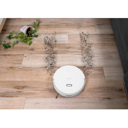Concept VR4050 - Pametni robotski sesalnik z mopom 2 v 1 OPTIMUS AQUA PRO LASER 3D 600W/230V 5200 mAh Wi-Fi bela