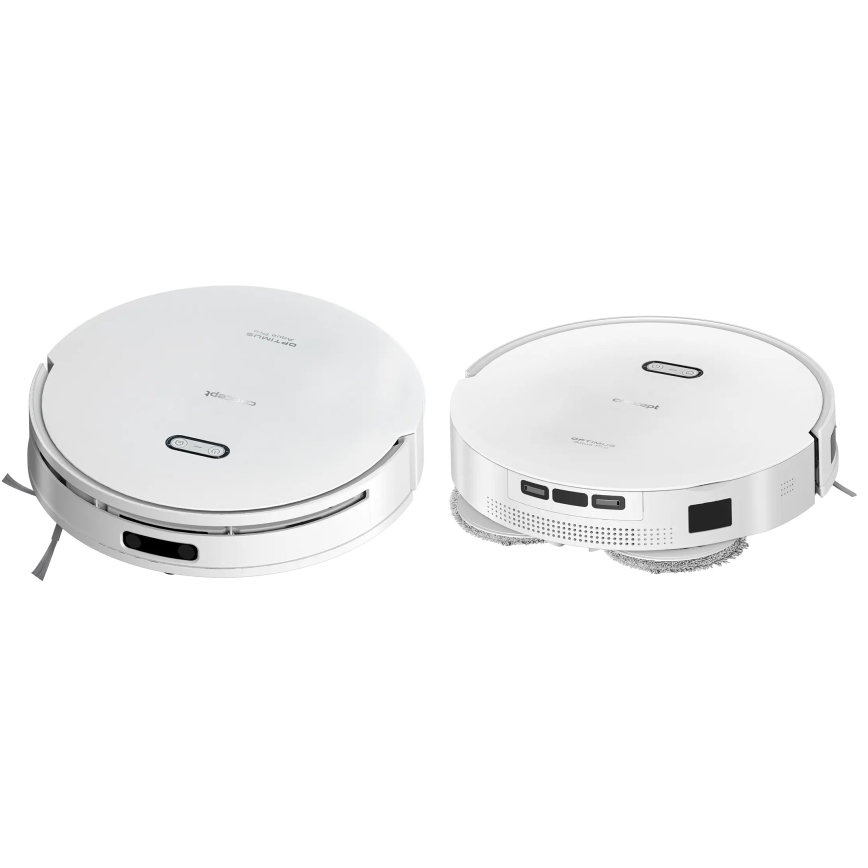 Concept VR4050 - Pametni robotski sesalnik z mopom 2 v 1 OPTIMUS AQUA PRO LASER 3D 600W/230V 5200 mAh Wi-Fi bela