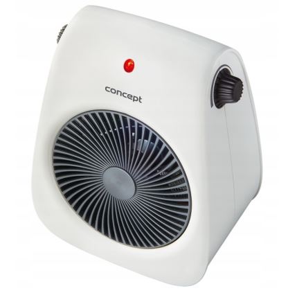 Concept vt7040 - Ventilator z grelnim telesom 1000/2000W/230V bela