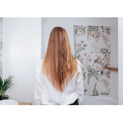 Concept VZ2110 - Ravnalnik za lase GLAM STYLE 48W/230V bela/rožnato zlata