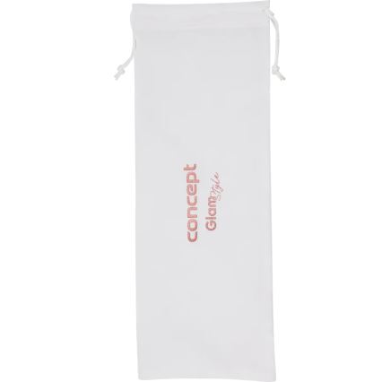 Concept VZ2110 - Ravnalnik za lase GLAM STYLE 48W/230V bela/rožnato zlata