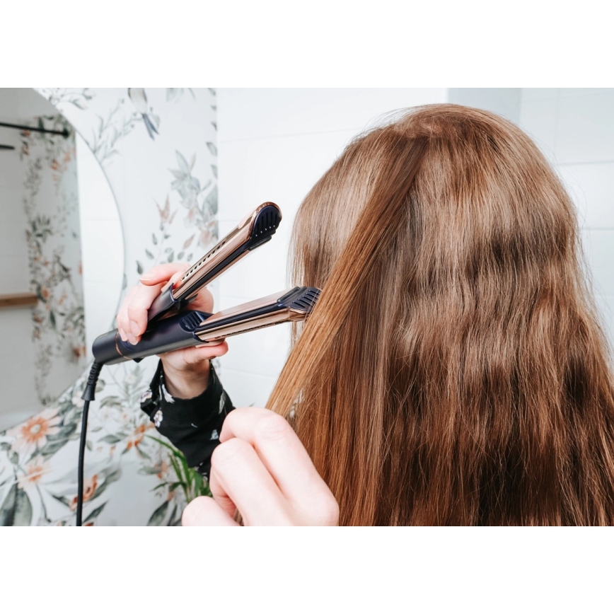 Concept VZ8100 - Ravnalnik za lase PROFI CARE 60W/230V modra/zlata