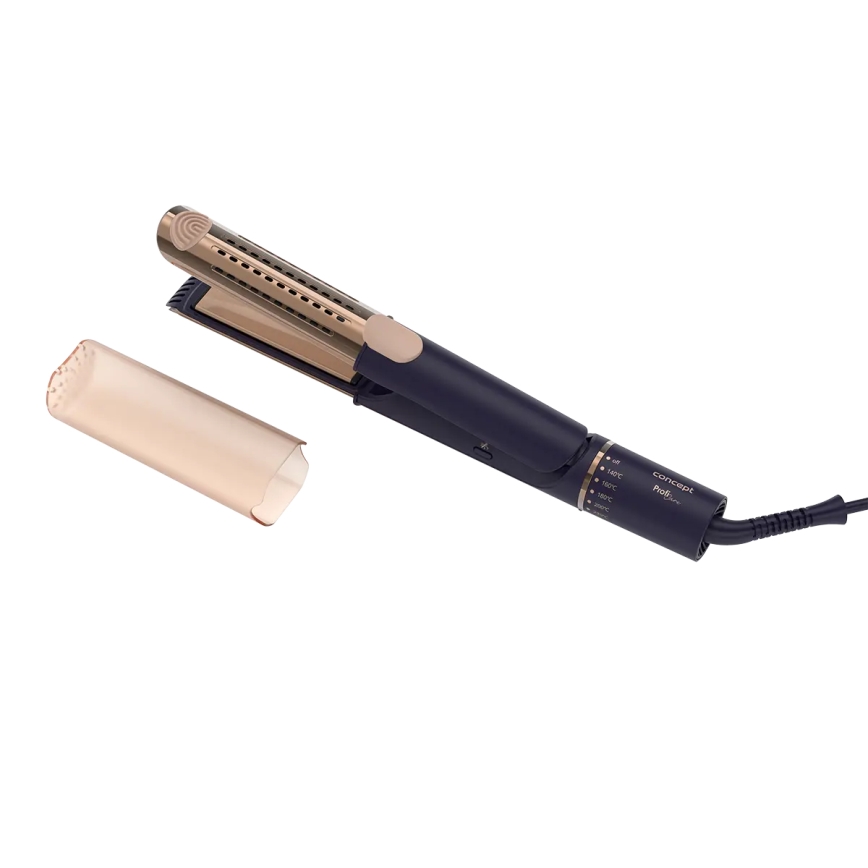 Concept VZ8100 - Ravnalnik za lase PROFI CARE 60W/230V modra/zlata