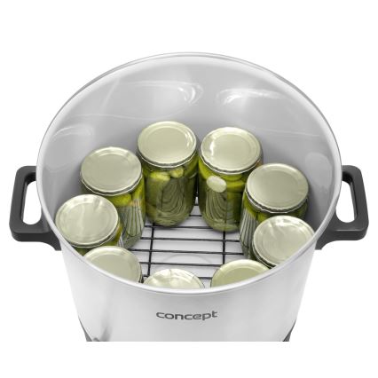 Concept ZH0030 - Kotliček za vlaganje 27 l 2000W/230V nerjaveče jeklo/črna