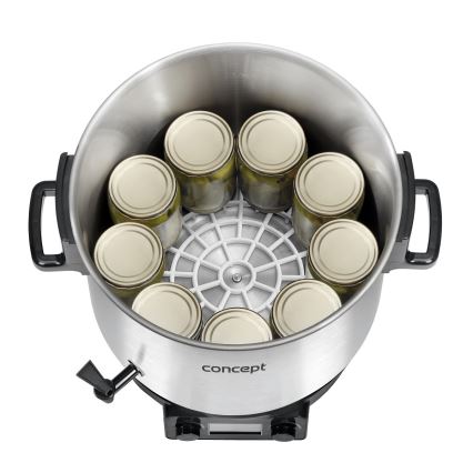 Concept ZH0040 - Konzervacijski bojler 27 l 2000W/230V nerjaveče jeklo/črna