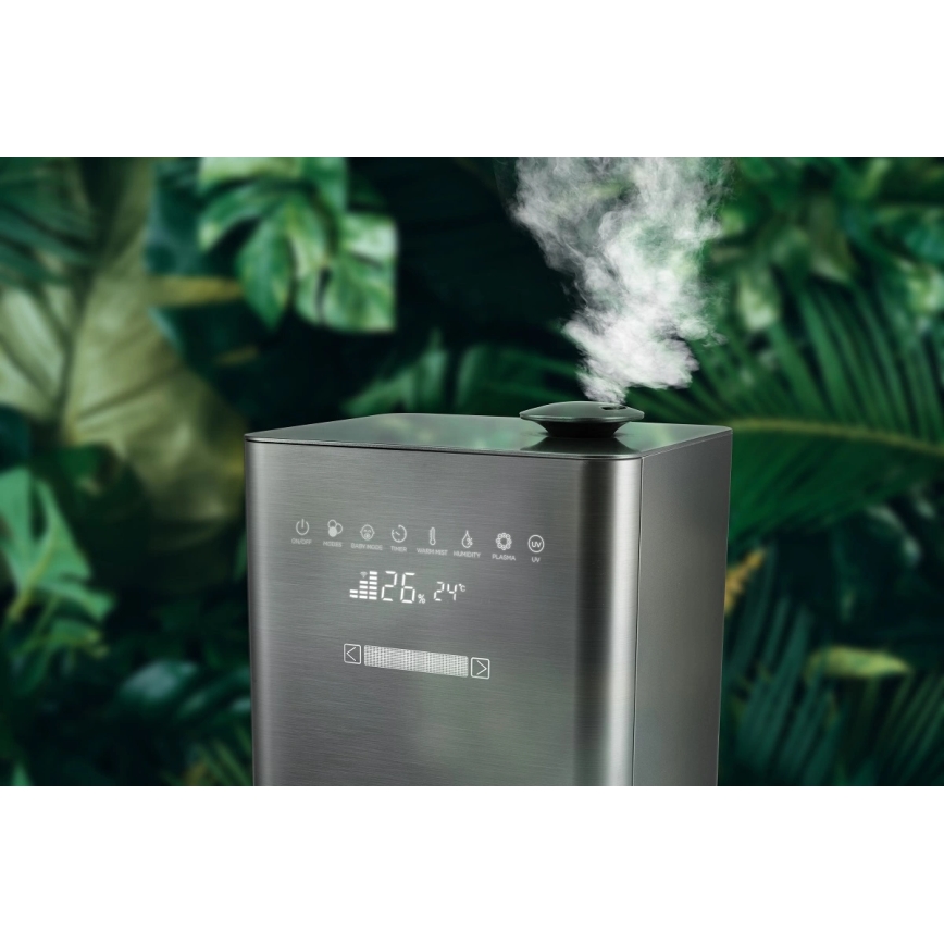 Concept ZV2021 - Vlažilec zraka z aroma difuzorjem PERFECT AIR SMART 4,6 l 110W/230V Wi‑Fi antracit + daljinski upravljalnik