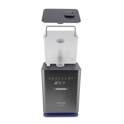 Concept ZV2021 - Vlažilec zraka z aroma difuzorjem PERFECT AIR SMART 4,6 l 110W/230V Wi‑Fi antracit + daljinski upravljalnik