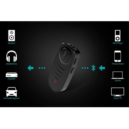 CONNECT IT CFF-4050-BK - Bluetooth audio sprejemnik AUX 110 mAh