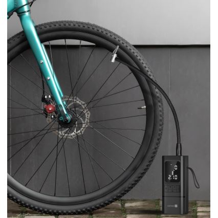 CONNECT IT CFF-4500-BK - Digitalni žepni kompresor AirFlow 80W/6000 mAh črn