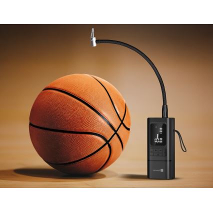 CONNECT IT CFF-4500-BK - Digitalni žepni kompresor AirFlow 80W/6000 mAh črn