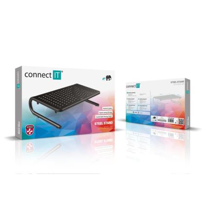 CONNECT IT CFH-2010-BK - Večnamensko kovinsko podnožje črna
