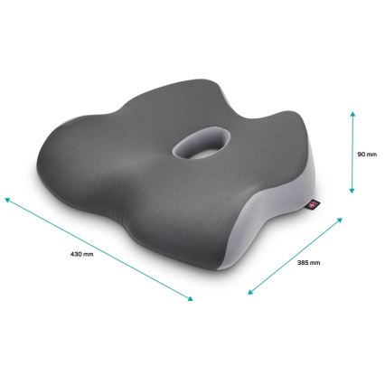 CONNECT IT CFH-5901-GY - Ergonomska blazina za stol siva