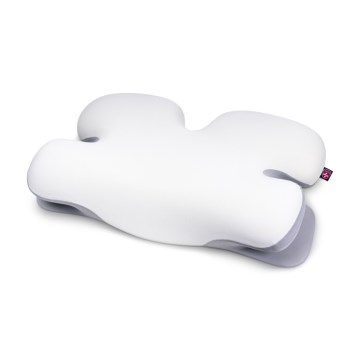 CONNECT IT CFH-6030-WH - Anatomska blazina Virgo bela/siva