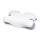 CONNECT IT CFH-6030-WH - Anatomska blazina Virgo bela/siva