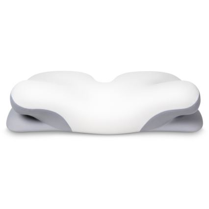 CONNECT IT CFH-6030-WH - Anatomska blazina Virgo bela/siva