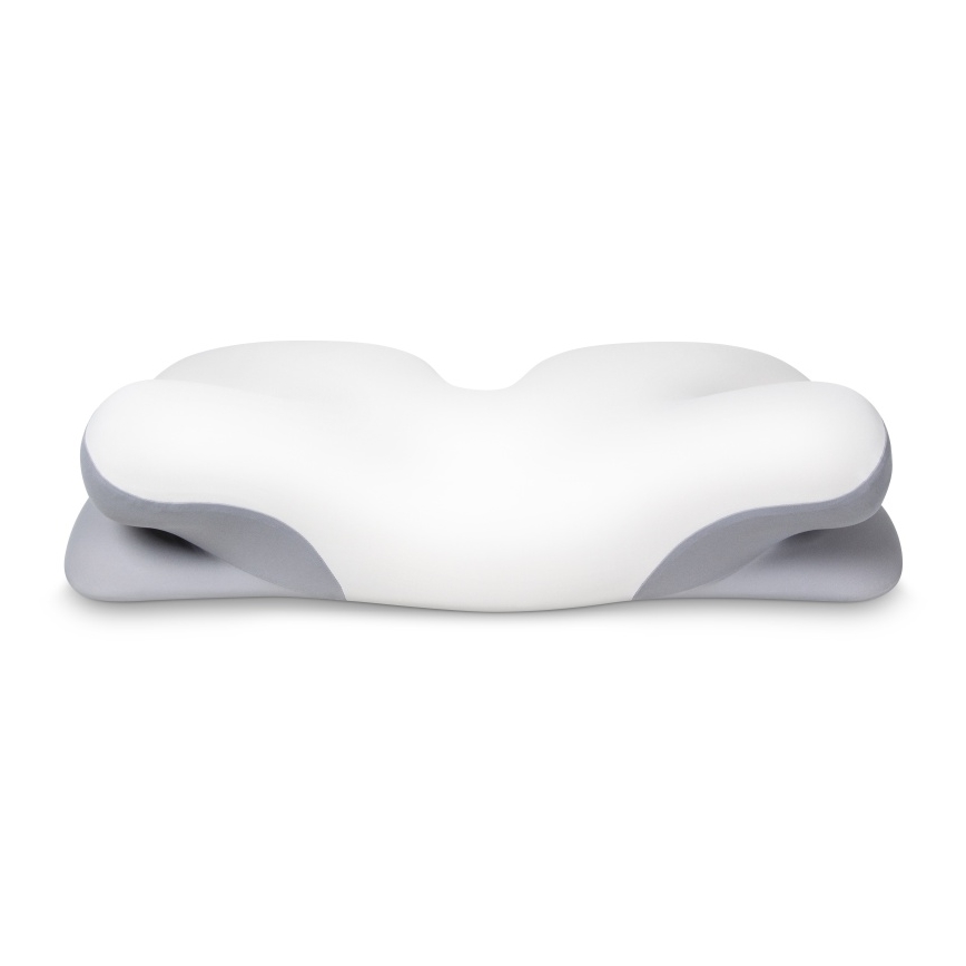 CONNECT IT CFH-6030-WH - Anatomska blazina Virgo bela/siva