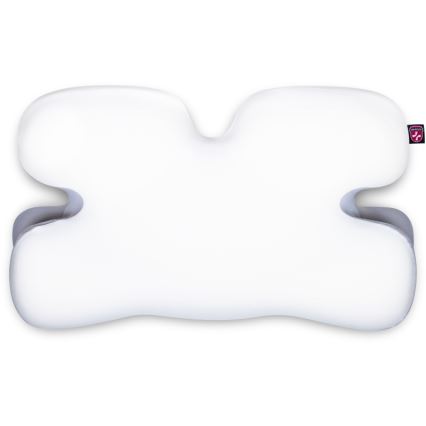 CONNECT IT CFH-6030-WH - Anatomska blazina Virgo bela/siva
