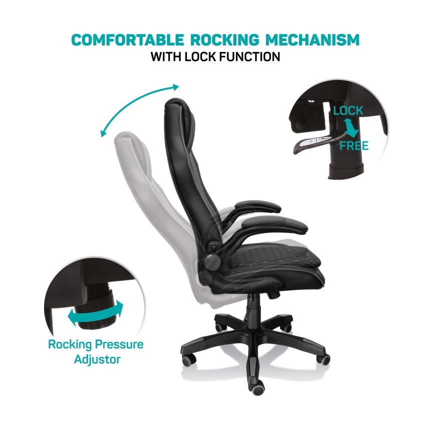 CONNECT IT CGC-0600-BK - Gaming stol Matrix Pro črna
