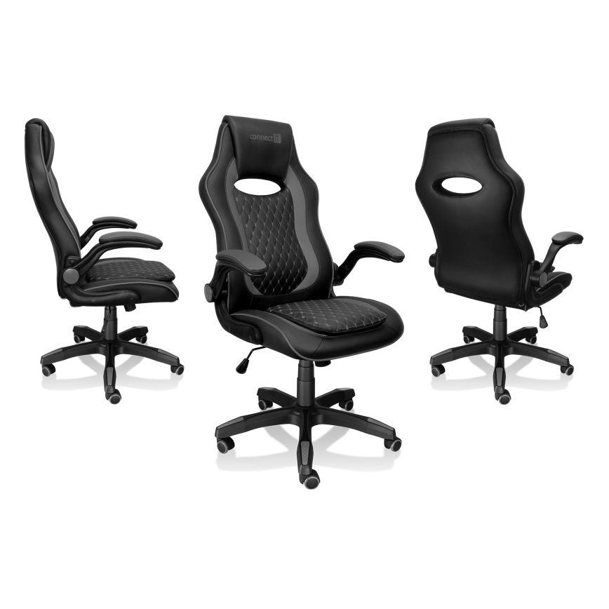 CONNECT IT CGC-0600-BK - Gaming stol Matrix Pro črna