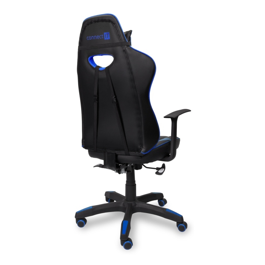 CONNECT IT CGC-0700-BL - Gaming stol LeMans Pro črna/modra