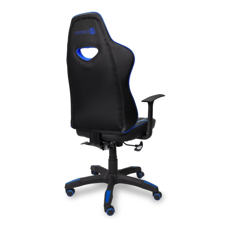 CONNECT IT CGC-0700-BL - Gaming stol LeMans Pro črna/modra